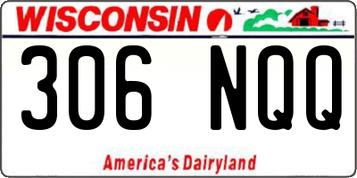 WI license plate 306NQQ