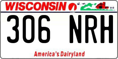 WI license plate 306NRH
