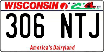 WI license plate 306NTJ