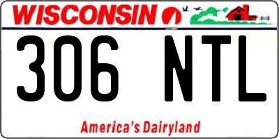 WI license plate 306NTL