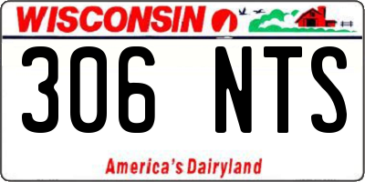 WI license plate 306NTS