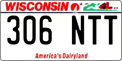 WI license plate 306NTT