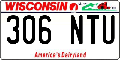 WI license plate 306NTU