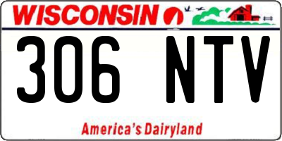 WI license plate 306NTV