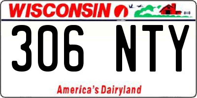 WI license plate 306NTY