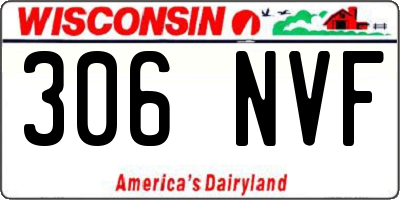 WI license plate 306NVF