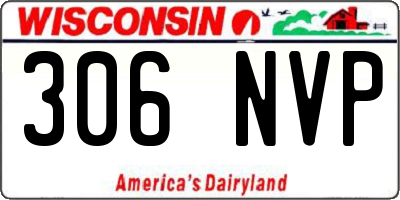 WI license plate 306NVP
