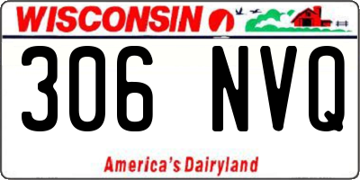 WI license plate 306NVQ