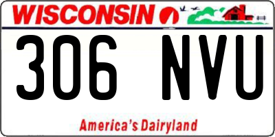 WI license plate 306NVU