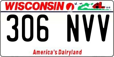 WI license plate 306NVV
