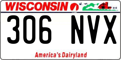WI license plate 306NVX