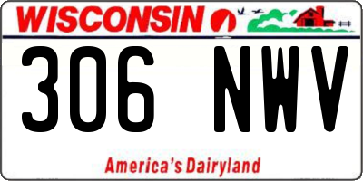 WI license plate 306NWV
