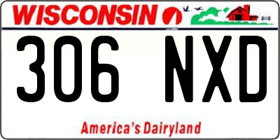 WI license plate 306NXD