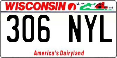 WI license plate 306NYL
