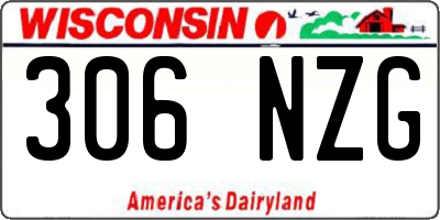 WI license plate 306NZG
