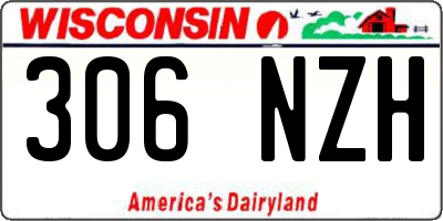 WI license plate 306NZH