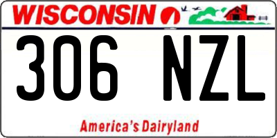 WI license plate 306NZL