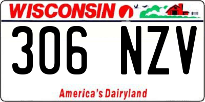 WI license plate 306NZV
