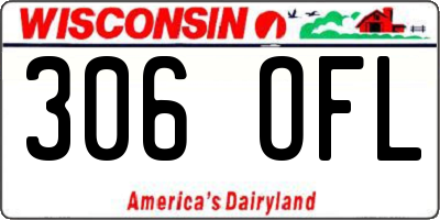 WI license plate 306OFL