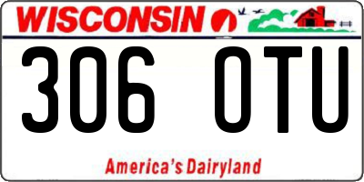WI license plate 306OTU