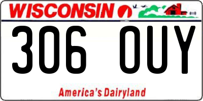 WI license plate 306OUY