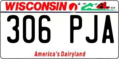 WI license plate 306PJA