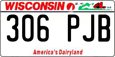 WI license plate 306PJB