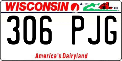 WI license plate 306PJG