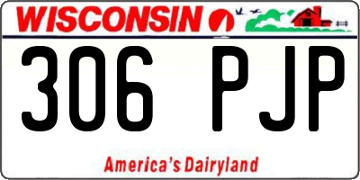WI license plate 306PJP