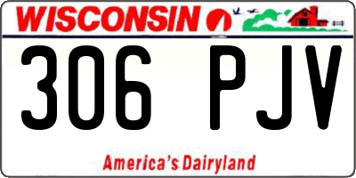 WI license plate 306PJV