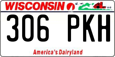 WI license plate 306PKH
