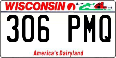 WI license plate 306PMQ
