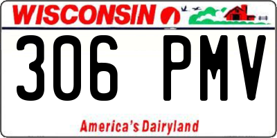 WI license plate 306PMV