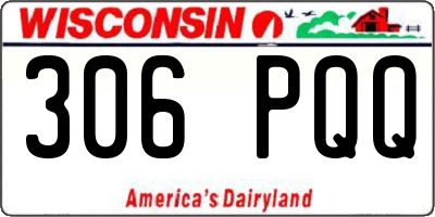 WI license plate 306PQQ