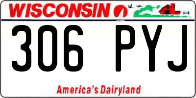WI license plate 306PYJ