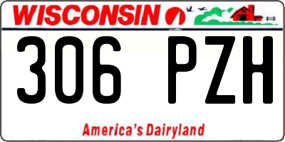 WI license plate 306PZH