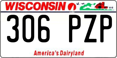 WI license plate 306PZP