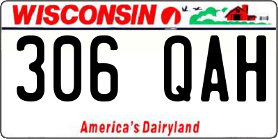 WI license plate 306QAH