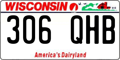 WI license plate 306QHB