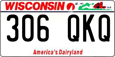WI license plate 306QKQ