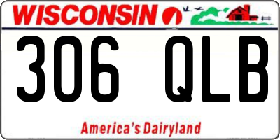 WI license plate 306QLB