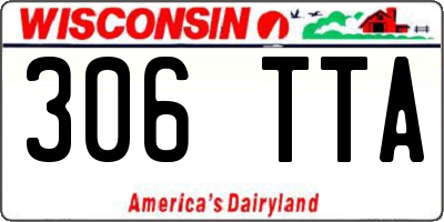 WI license plate 306TTA