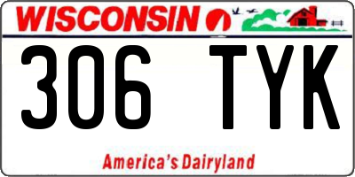 WI license plate 306TYK
