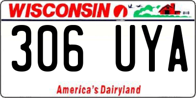 WI license plate 306UYA