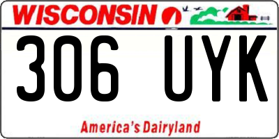 WI license plate 306UYK