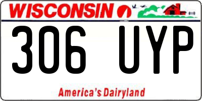 WI license plate 306UYP