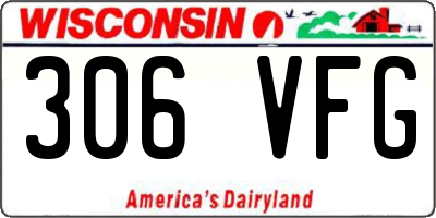 WI license plate 306VFG