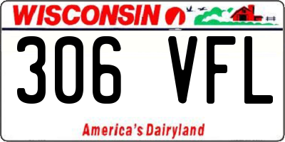 WI license plate 306VFL