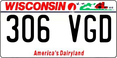 WI license plate 306VGD