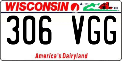 WI license plate 306VGG